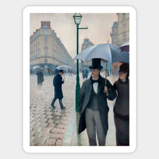 Paris Street Rainy Day Sticker